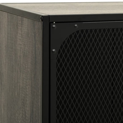 TV-taso harmaa 105x36x47 cm metalli ja MDF
