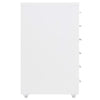 Valkoinen arkistokaappi siirrettävä Genoveva 28x41x69cm (metalli)