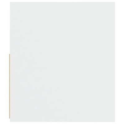 Valkoinen yöpöydät Kaylah 60x35x40cm (2 kpl led-valoilla)