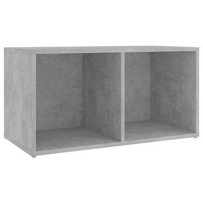 TV-tasot 2 kpl betoninharmaa 72x35x36,5 cm tekninen puu