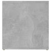 TV-tasot 2 kpl betoninharmaa 72x35x36,5 cm tekninen puu