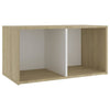 TV-tasot 2 kpl valk./Sonoma-tammi 72x35x36,5 cm tekninen puu
