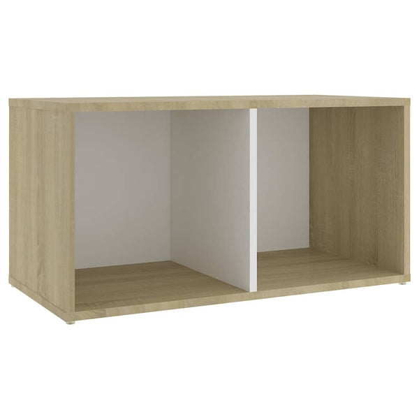 TV-tasot 2 kpl valk./Sonoma-tammi 72x35x36,5 cm tekninen puu