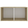 TV-tasot 2 kpl valk./Sonoma-tammi 72x35x36,5 cm tekninen puu