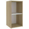 TV-tasot 2 kpl valk./Sonoma-tammi 72x35x36,5 cm tekninen puu