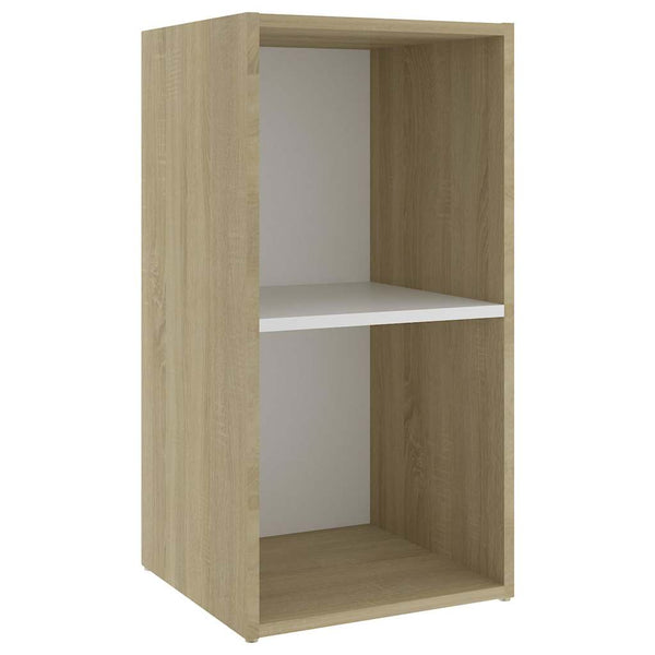 TV-tasot 2 kpl valk./Sonoma-tammi 72x35x36,5 cm tekninen puu