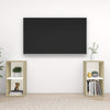 TV-tasot 2 kpl valk./Sonoma-tammi 72x35x36,5 cm tekninen puu