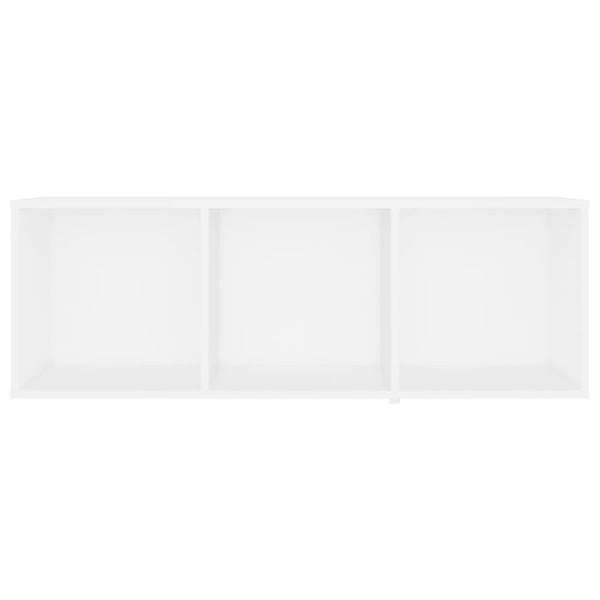 2 kpl TV-tasot valkoinen lastulevy 107x35x37 cm