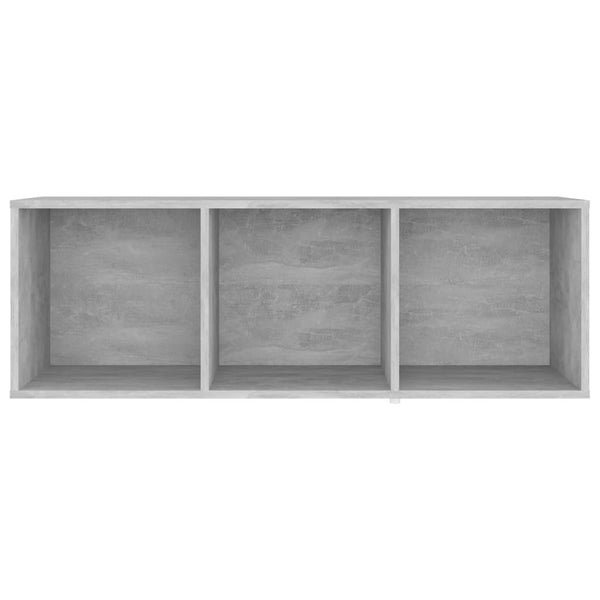 2 kpl TV-taso betoninharmaana 107x35x37 cm lastulevy