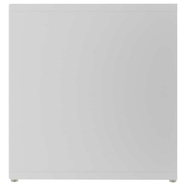 TV-tasot 2 kpl valkoinen 142,5x35x36,5 cm lastulevy