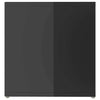 TV-tasot 2 kpl korkeakiilto harmaa 142,5x35x36,5 cm lastulevy