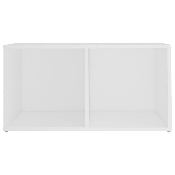 Valkoiset TV-tasot 2 kappaletta, mitat 72x35x36,5 cm, materiaali tekninen puu
