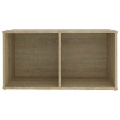 TV-tasot 2 kpl Sonoma-tammi 72x35x36,5 cm tekninen puu