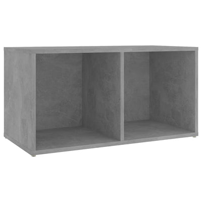 TV-tasot 2 kpl betoninharmaa 72x35x36,5 cm tekninen puu
