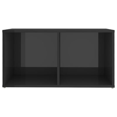 TV-tasot 4 kpl korkeakiilto harmaa 72x35x36,5 cm tekninen puu