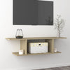 Seinäkiinnitettävä TV-taso Sonoma-tammi 103x30x26,5 cm