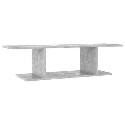 Seinäkiinnitettävä TV-taso betoninharmaa 103x30x26,5 cm