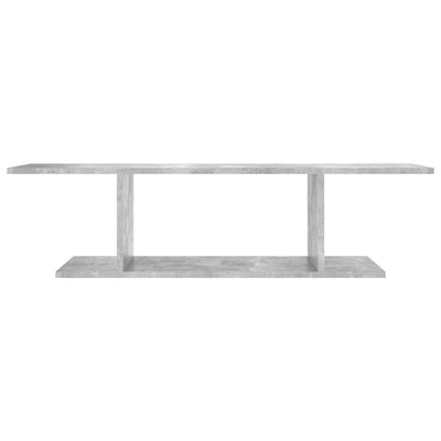 Seinäkiinnitettävä TV-taso betoninharmaa 103x30x26,5 cm