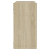 Kuutioseinähyllyt 2 kpl Sonoma-tammi 30x15x30 cm