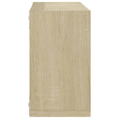 Kuutioseinähyllyt 6 kpl Sonoma-tammi 26x15x26 cm