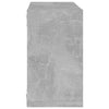 Kuutioseinähyllyt 2 kpl betoninharmaa 26x15x26 cm
