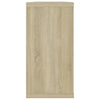 Kuutioseinähyllyt 2 kpl Sonoma-tammi 100x15x30 cm lastulevy