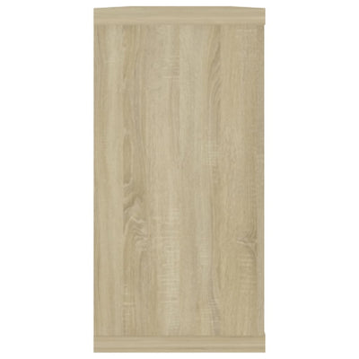 Kuutioseinähyllyt 2 kpl Sonoma-tammi 100x15x30 cm lastulevy