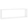 Kuutioseinähyllyt 4 kpl valkoinen 80x15x26,5 cm lastulevy
