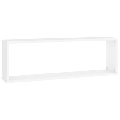 Kuutioseinähyllyt 4 kpl valkoinen 80x15x26,5 cm lastulevy