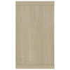 Kuutioseinähyllyt 2 kpl Sonoma-tammi 80x15x26,5 cm tekninen puu