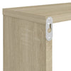 Kuutioseinähyllyt 6 kpl Sonoma-tammi 80x15x26,5 cm lastulevy