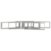 Kuutioseinähyllyt 6 kpl betoninharmaa 80x15x26,5 cm lastulevy