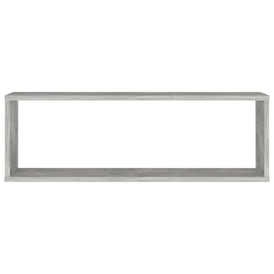 Kuutioseinähyllyt 6 kpl betoninharmaa 80x15x26,5 cm lastulevy
