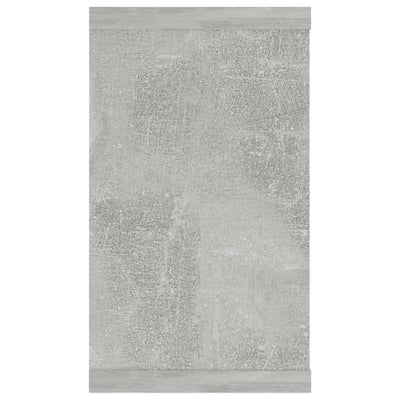 Kuutioseinähyllyt 6 kpl betoninharmaa 80x15x26,5 cm lastulevy