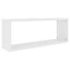 Kuutioseinähyllyt 2 kpl valkoinen 60x15x23 cm tekninen puu