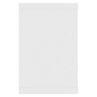Kuutioseinähyllyt 2 kpl valkoinen 60x15x23 cm tekninen puu