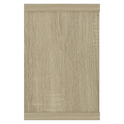 Kuutioseinähyllyt 2 kpl Sonoma-tammi 60x15x23 cm tekninen puu
