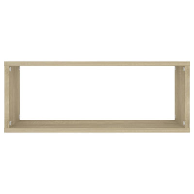 Kuutioseinähyllyt 6 kpl Sonoma-tammi 60x15x23 cm tekninen puu