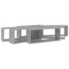 Kuutioseinähyllyt 6 kpl betoninharmaa 60x15x23 cm tekninen puu