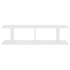 Valkoinen seinähyllyt Vulica 75x18x20cm (2 kpl puinen)