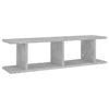 Seinähyllyt 2 kpl betoninharmaa 75x18x20 cm tekninen puu