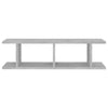 Seinähyllyt 2 kpl betoninharmaa 75x18x20 cm tekninen puu