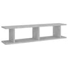Seinähyllyt 2 kpl betoninharmaa 90x18x20 cm lastulevy
