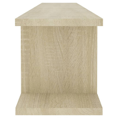 Seinähyllyt 2 kpl Sonoma-tammi 105x18x20 cm lastulevy