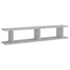 Seinähyllyt 2 kpl betoninharmaa 105x18x20 cm lastulevy