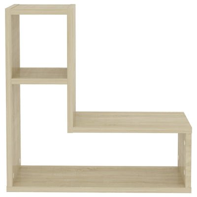 Seinähyllyt 2 kpl Sonoma-tammi 50x15x50 cm tekninen puu