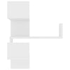 Valkoinen seinäkulmahyllyt Cessar 40x40x50cm (2 kpl puinen)