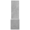 Seinähyllyt 2 kpl betoninharmaa 50x15x50 cm tekninen puu