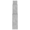 Kuutioseinähylly betoninharmaa 80x15x78,5 cm tekninen puu