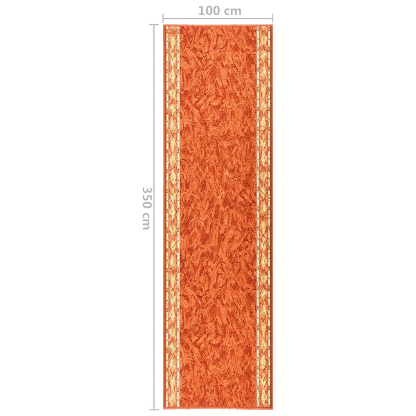 Käytävämatto terrakotta 100x350 cm liukumaton
